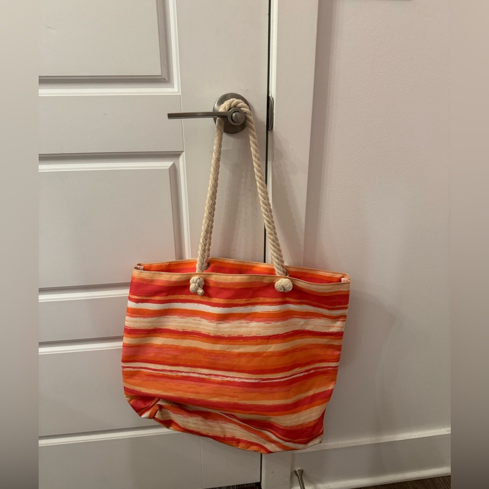 Bright colored beach tote!